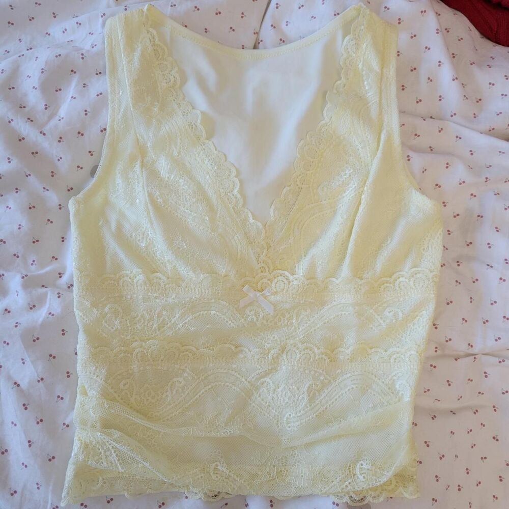 Women's Butter Yellow Sleeveless Tank